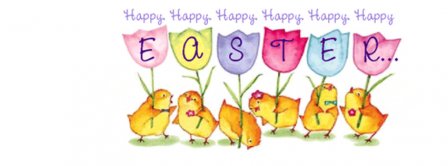 Happy Happy Happy Easter Facebook Covers