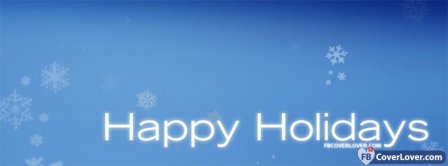 Happy Holidays 3 Facebook Covers