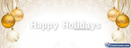 Happy Holidays 4 Facebook Covers