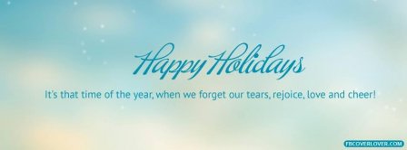 Happy Holidays Facebook Covers