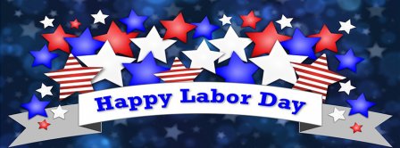 Happy Labor Day Stars Facebook Covers