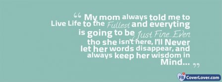 Happy Mothers Day Quote 1 Facebook Covers