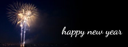 Happy New Year Fireworks Facebook Covers