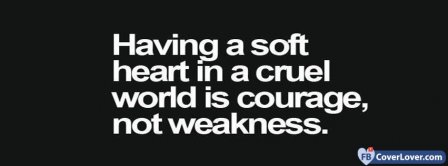 Having A Soft Heart Facebook Covers