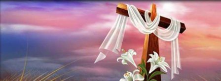 He Has Risen Cross Facebook Covers