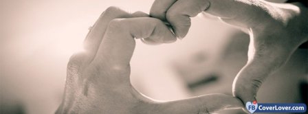 Hands Heart Shaped Facebook Covers