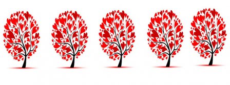 Hearts Trees Facebook Covers