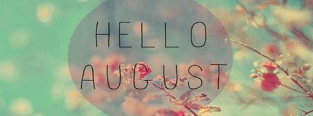 Hello August Trees Facebook Covers