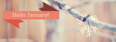 Hello Icy January Facebook Covers
