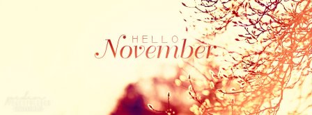 Hello November 2 Facebook Covers