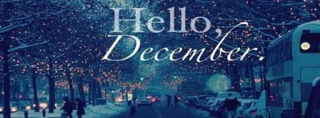 Hello Snowy December Facebook Covers