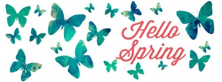 Hello Spring Facebook Covers