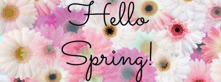 Hello Spring Facebook Covers