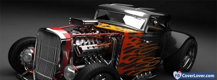 Hot Rod 1  Facebook Covers