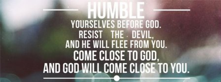 Humble Yourselves Before God  Facebook Covers