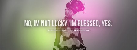 I Am Blessed Nicky Minaj Facebook Covers