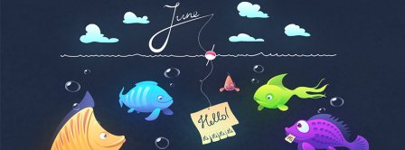 June Fishing Facebook Covers