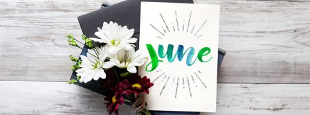 June Flowers Bouquet Facebook Covers