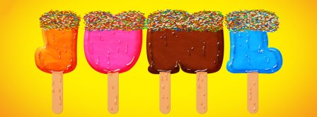 June Ice Cream Facebook Covers