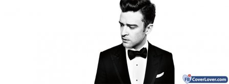 Justin Timberlake In Suit And Bowtie Facebook Covers