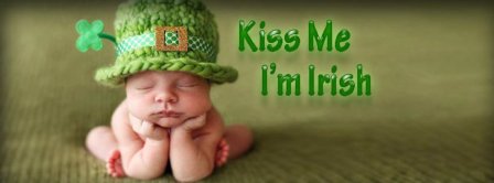 Kiss Me I Am Irish Facebook Covers