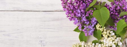 Lilac Bouquet One Wood Facebook Covers