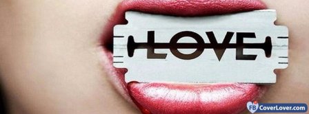 Love Lips Razor Facebook Covers