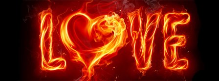 Love Is On Fire  Facebook Covers