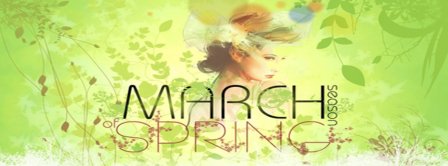 March Spring Season Facebook Covers