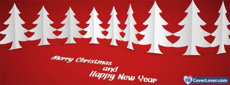 Merry Christmas And Happy New Year 3  Facebook Covers