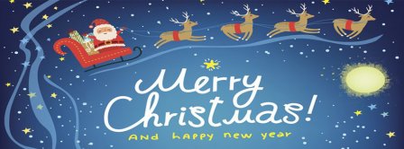 Merry Christmas And Happy New Year Facebook Covers