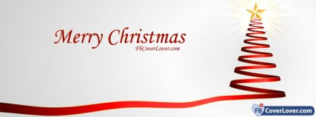 Merry Christmas Card  Facebook Covers