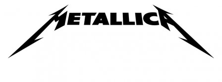 Metallica Black And White Logo Facebook Covers