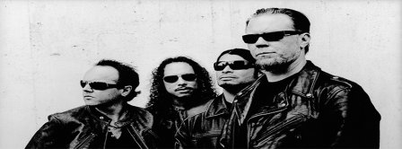 Black And White Metallica Facebook Covers