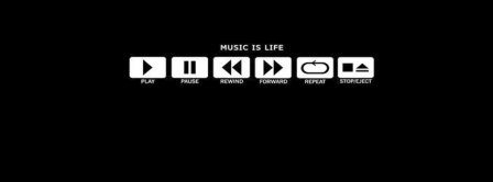 Music Is Life Facebook Covers