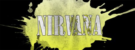 Nirvana Yellow Splash  Facebook Covers