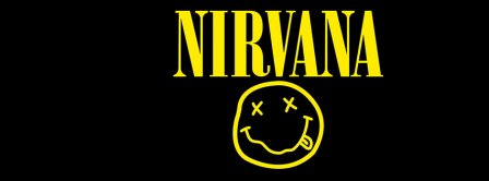 Nirvana Yellow Funny Logo 2 Facebook Covers