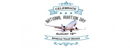 National Aviation Day Spread Your Wings Facebook Covers