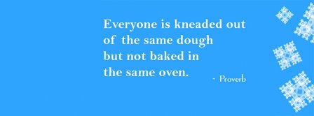 Not Bakes In The Same Oven  Facebook Covers