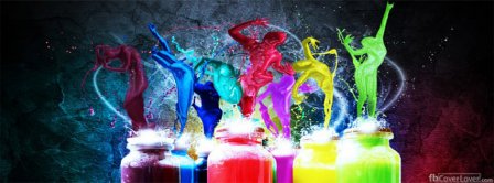 Paint Dancers Facebook Covers