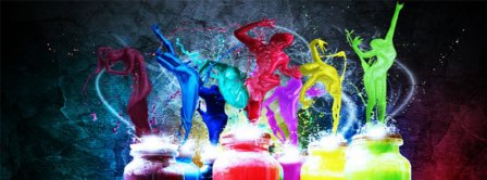 Paint Dancers  Facebook Covers