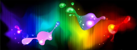 Colorful Paint Blobs  Facebook Covers