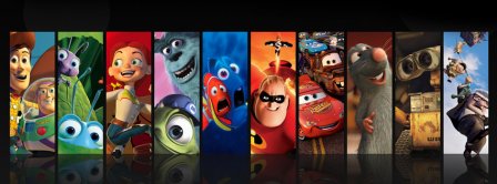 Pixar Cartons Facebook Covers