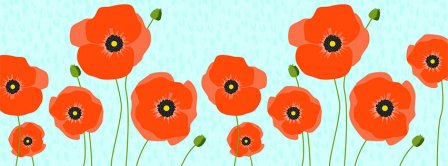 Poppies Facebook Covers