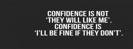 The Definition Of Confidence Facebook Profile Timeline Cover Facebook Covers