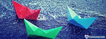 Rain Paper Boats Facebook Covers