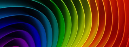 Rainbow Colorful Illusion  Facebook Covers