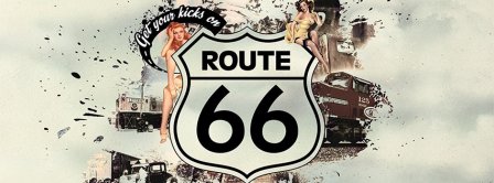 Route 66 Logo Facebook Covers