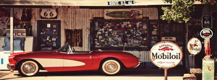 Corvette Route 66  Facebook Covers