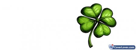 Saint Patrick Four Leaf Clover 2 Facebook Covers